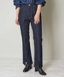 A de a.v.v | センタースリットデニムフレアパンツ(デニムパンツ)