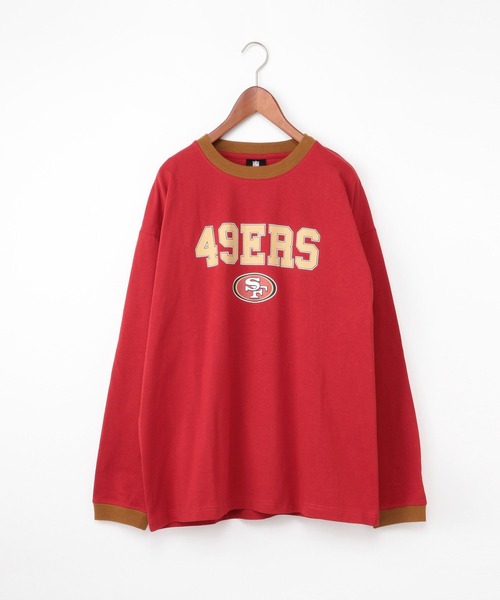 NFL（ナショナルフットボールリーグ　）の「【NFL×niko and ...】コラボロンＴ（Tシャツ/カットソー・メンズ・ライトグレー/ブラック/ネイビー/レッド/オレンジ/グリーン・MEDIUM/LARGE）」の5枚目の写真