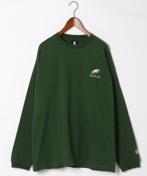 NFL（ナショナルフットボールリーグ　）の「【NFL×niko and ...】コラボロンＴ（Tシャツ/カットソー・メンズ・ライトグレー/ブラック/ネイビー/レッド/オレンジ/グリーン・MEDIUM/LARGE）」の4枚目の写真