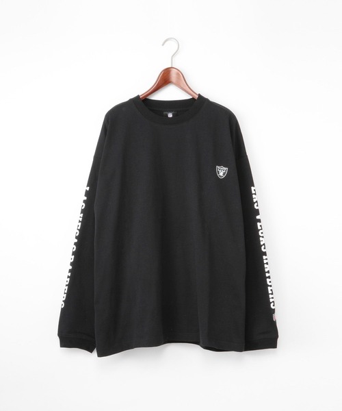 NFL（ナショナルフットボールリーグ　）の「【NFL×niko and ...】コラボロンＴ（Tシャツ/カットソー・メンズ・ライトグレー/ブラック/ネイビー/レッド/オレンジ/グリーン・MEDIUM/LARGE）」の2枚目の写真