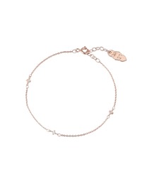 FREE STYLE（フリースタイル）の「FREE STYLE フリースタイル ストレートシルバーチェーンブレスレット ピンクゴールドカラー（ブレスレット）」