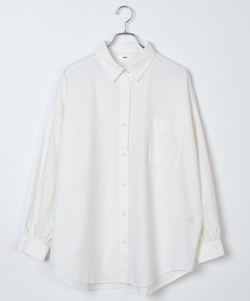 WEGO(ウィゴー)の「WEGO/ボリュームスリーブBIGシャツ(シャツ/ブラウス・レディース・その他1/グリーン系その他4/ブルー系その他4/ホワイト・FREE)」の20枚目の写真