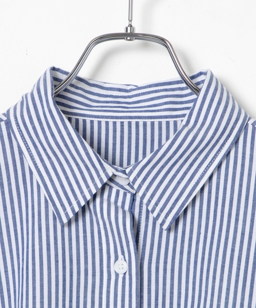 WEGO(ウィゴー)の「WEGO/ボリュームスリーブBIGシャツ(シャツ/ブラウス・レディース・その他1/グリーン系その他4/ブルー系その他4/ホワイト・FREE)」の17枚目の写真