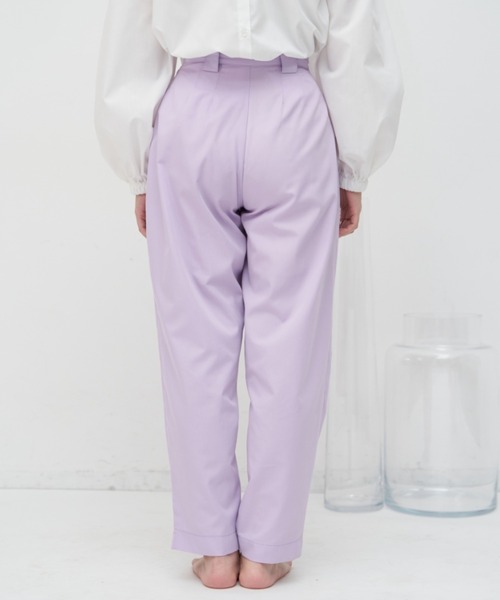 VANNIE U（ヴァニーユー）の「タックコクーンパンツ（その他パンツ・レディース・ベージュ/ブルー/ライトパープル・FREE/S）」の11枚目の写真