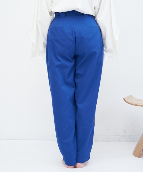 VANNIE U（ヴァニーユー）の「タックコクーンパンツ（その他パンツ・レディース・ベージュ/ブルー/ライトパープル・FREE/S）」の8枚目の写真