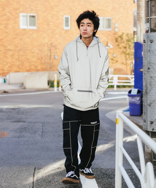 PLEASURES（プレジャー）の「PLEASURES/プレジャーズ ORACLE CARGO SWEATPANT カーゴ スウェットパンツ リフレクター ストリート（カーゴパンツ・メンズ・ブラック/グリーン・L/XL/M）」の13枚目の写真