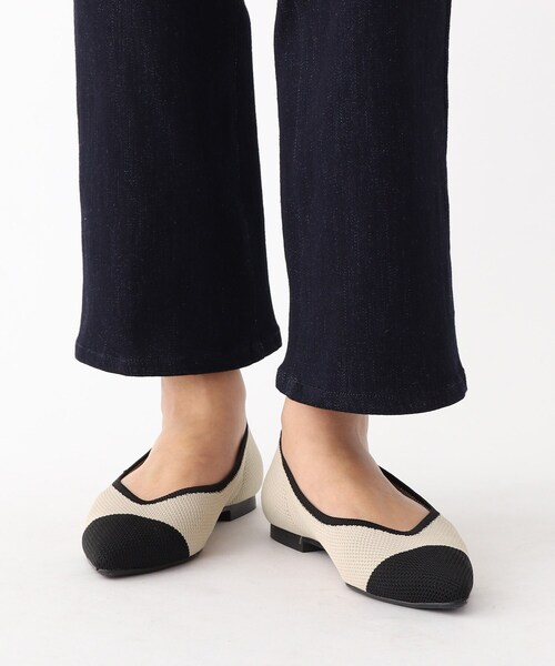 OPAQUE.CLIP（オペークドットクリップ）の「◆アーモンドトゥニットパンプス（パンプス・レディース・ワインレッド/ベージュ系その他4/ホワイト系3・02/03）」の18枚目の写真