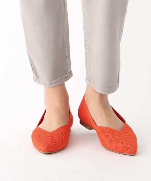 OPAQUE.CLIP（オペークドットクリップ）の「◆アーモンドトゥニットパンプス（パンプス・レディース・ワインレッド/ベージュ系その他4/ホワイト系3・02/03）」の5枚目の写真