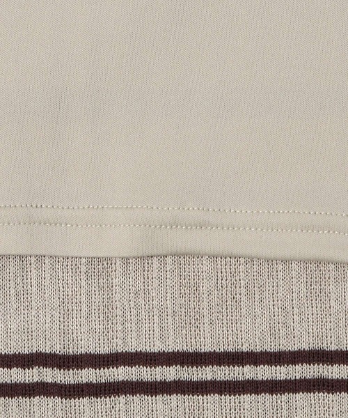 LEPSIM（レプシィム）の「12ゲージリブアミガラスカート　268212（スカート・レディース・チャコールグレー/グレイッシュベージュ/カーキ・FREE）」の12枚目の写真