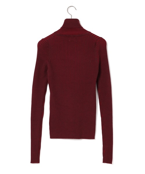 ALLEGE(アレッジ)の「【Allege.】Wide Rib Turtleneck Knit(ニット/セーター・レディース・レッド系その他/サックスブルー・1)」の5枚目の写真