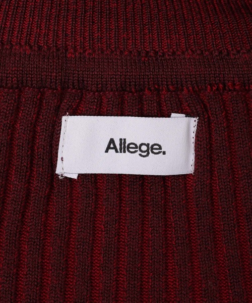 ALLEGE(アレッジ)の「【Allege.】Wide Rib Turtleneck Knit(ニット/セーター・レディース・レッド系その他/サックスブルー・1)」の8枚目の写真
