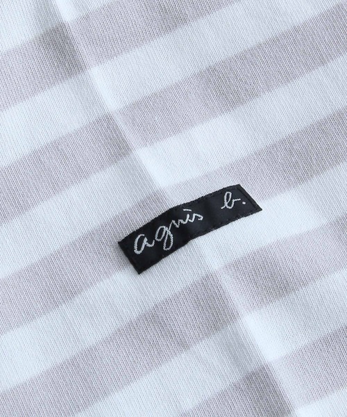 agnes b.（アニエスベー）の「【agnes b. pour ADAM ET ROPE'】ロングスリーブボーダーＴシャツ（Tシャツ/カットソー・メンズ・ピンク/グリーン/オレンジ/グレー/ネイビー/ブルー・L/XL）」の10枚目の写真