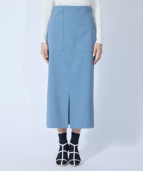 ROPE'(ロペ)の「【秋にも使える】ポケット付きタイトスカート/22SS(スカート・レディース・ベージュ/ネイビー/ブルー系その他4/ピンク/オレンジ・36/38)」の6枚目の写真