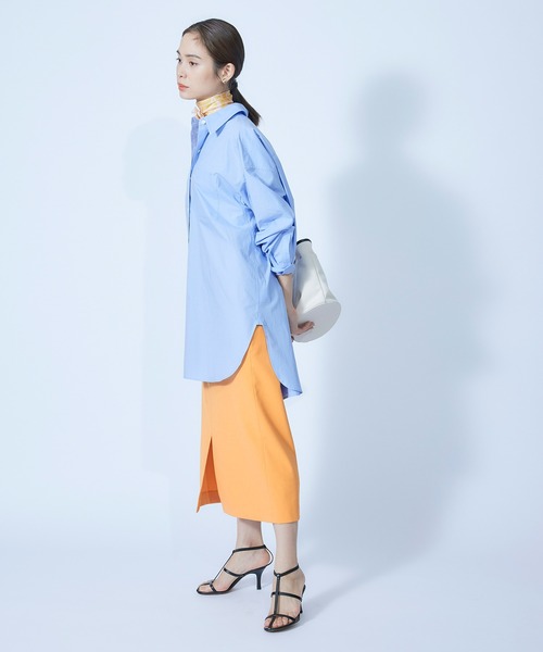 ROPE'(ロペ)の「【秋にも使える】ポケット付きタイトスカート/22SS(スカート・レディース・ベージュ/ネイビー/ブルー系その他4/ピンク/オレンジ・36/38)」の19枚目の写真