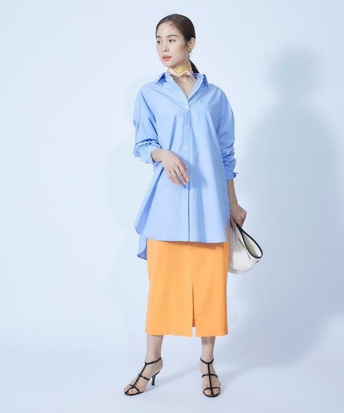 ROPE'(ロペ)の「【秋にも使える】ポケット付きタイトスカート/22SS(スカート・レディース・ベージュ/ネイビー/ブルー系その他4/ピンク/オレンジ・36/38)」の16枚目の写真