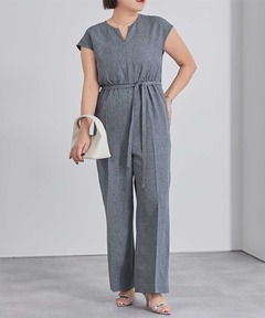 サロペット・オーバーオール・オールインワン Frilled Tweed Jumpsuit Frilled Tweed Jumpsuit（つなぎ/オールインワン）｜Her lip to