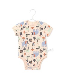 MAKE YOUR DAY（メイクユアデイ）の「動物総柄ボディシャツ■70.80cm（肌着）」