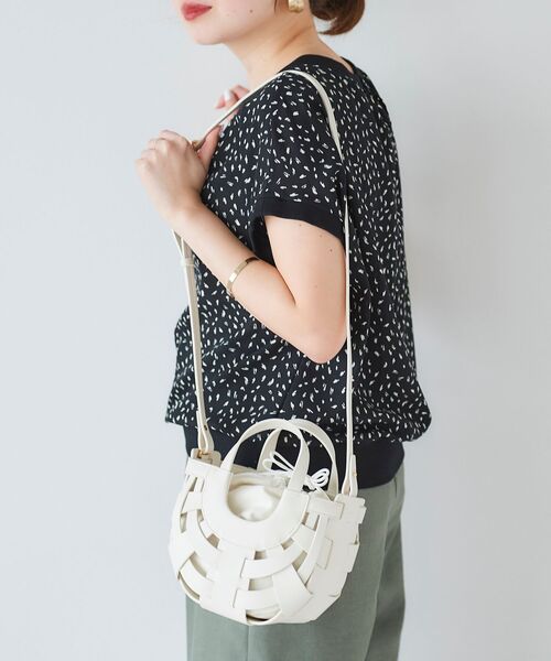 le.coeur blanc（ルクールブラン）の「ハーフムーンメッシュ2WAYショルダー（ショルダーバッグ・レディース・アイボリー/イエロー/グリーン・FREE）」の21枚目の写真