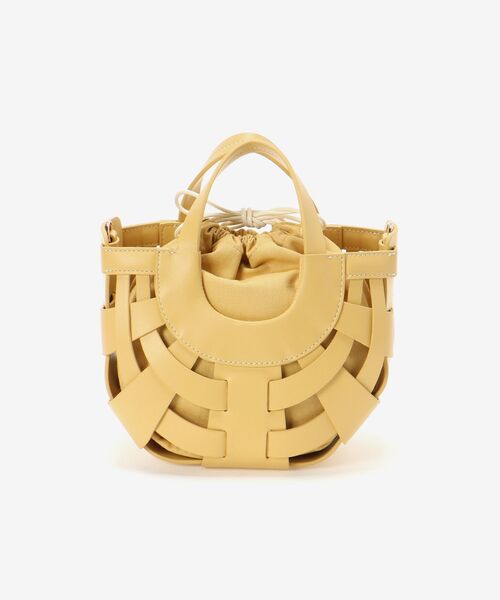 le.coeur blanc（ルクールブラン）の「ハーフムーンメッシュ2WAYショルダー（ショルダーバッグ・レディース・アイボリー/イエロー/グリーン・FREE）」の16枚目の写真