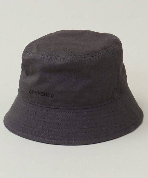 CONVERSE TOKYO(コンバーストウキョウ)の「TOKYOツイルバケットハット(ハット・レディース・チャコールグレー/ブラック/オレンジ/グリーン/アイボリー・SMALL/LARGE)」の8枚目の写真