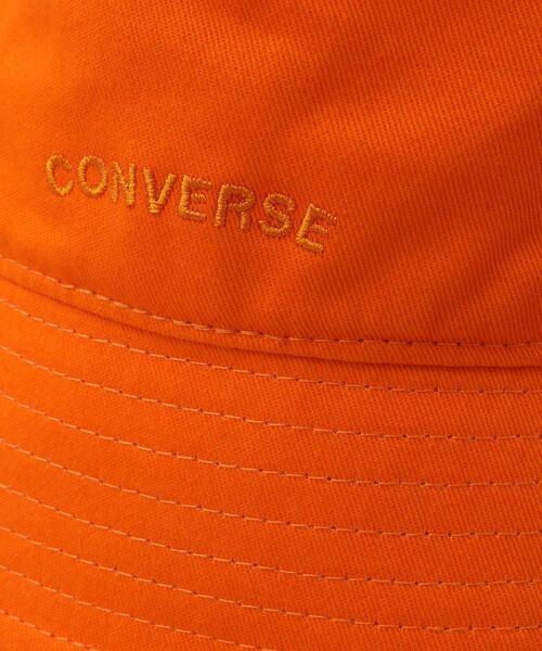 CONVERSE TOKYO(コンバーストウキョウ)の「TOKYOツイルバケットハット(ハット・レディース・チャコールグレー/ブラック/オレンジ/グリーン/アイボリー・SMALL/LARGE)」の15枚目の写真