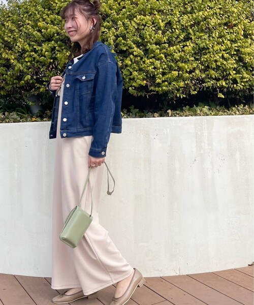 Cutie Blonde（キューティーブロンド）の「◆バックレースアップGジャン（デニムジャケット・レディース・ライトブルー/ネイビー・01/02/03）」の12枚目の写真