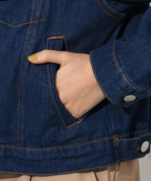 Cutie Blonde（キューティーブロンド）の「◆バックレースアップGジャン（デニムジャケット・レディース・ライトブルー/ネイビー・01/02/03）」の10枚目の写真