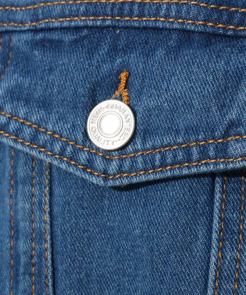 Cutie Blonde（キューティーブロンド）の「◆バックレースアップGジャン（デニムジャケット・レディース・ライトブルー/ネイビー・01/02/03）」の11枚目の写真