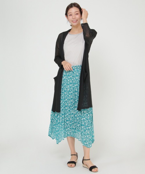 ikka（イッカ）の「【Sサイズ WEB限定】イレギュラーヘムプリーツスカート（スカート・レディース・ブラック/イエロー/ブルー系その他/ベージュ・S/M/L）」の15枚目の写真