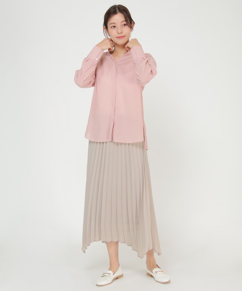 ikka（イッカ）の「【Sサイズ WEB限定】イレギュラーヘムプリーツスカート（スカート・レディース・ブラック/イエロー/ブルー系その他/ベージュ・S/M/L）」の14枚目の写真