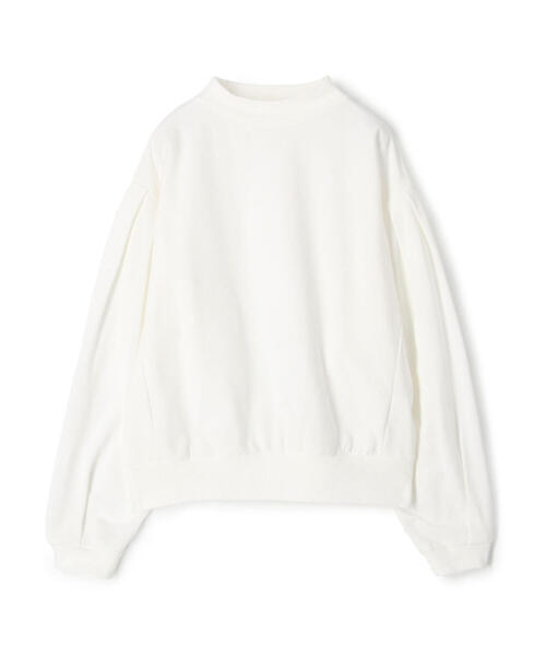 TOMORROWLAND （トゥモローランド）の「コットンハイゲージジャージー ボリュームスリーブプルオーバー（スウェット・レディース・チャコールグレー/ホワイト・S）」の14枚目の写真