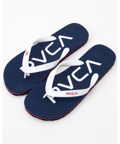 RVCA（ルーカ）の「RVCA メンズ  TRENCHTOWN SANDALS I サンダル【2022年春夏モデル】/ルーカビーサン(ビーチサンダル)（サンダル・メンズ・ネイビー/ブラック/キャメル・10/7/8/9）」の2枚目の写真
