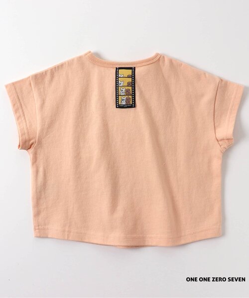 apres les cours(アプレレクール)の「1107 NIPPONツアー イラストTシャツ(Tシャツ/カットソー・キッズ・オレンジ/ミント/オフホワイト/ピンク・100/120/130/90/110/80)」の10枚目の写真