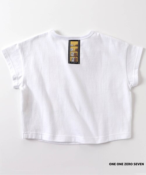 apres les cours(アプレレクール)の「1107 NIPPONツアー イラストTシャツ(Tシャツ/カットソー・キッズ・オレンジ/ミント/オフホワイト/ピンク・100/120/130/90/110/80)」の11枚目の写真