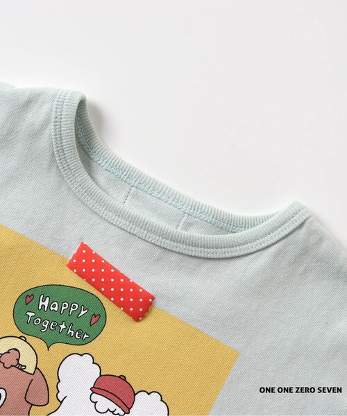apres les cours(アプレレクール)の「1107 NIPPONツアー イラストTシャツ(Tシャツ/カットソー・キッズ・オレンジ/ミント/オフホワイト/ピンク・100/120/130/90/110/80)」の13枚目の写真