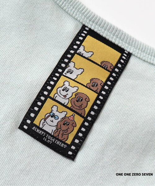 apres les cours(アプレレクール)の「1107 NIPPONツアー イラストTシャツ(Tシャツ/カットソー・キッズ・オレンジ/ミント/オフホワイト/ピンク・100/120/130/90/110/80)」の18枚目の写真