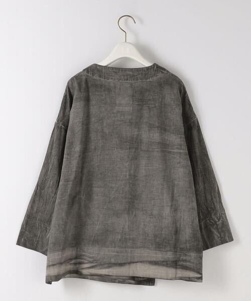 Steven Alan（スティーブンアラン）の「＜YAMAI＞COTTON LAWN SHIRT/シャツ（シャツ/ブラウス・レディース・グレー/オフホワイト・1）」の5枚目の写真