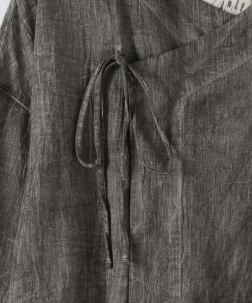 Steven Alan（スティーブンアラン）の「＜YAMAI＞COTTON LAWN SHIRT/シャツ（シャツ/ブラウス・レディース・グレー/オフホワイト・1）」の8枚目の写真