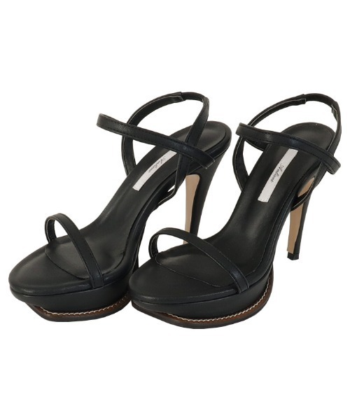 AMBIENT（アンビエント）の「ステッチソールヒールサンダル（サンダル・レディース・ブラウン/ブラック・S/M/L）」の6枚目の写真