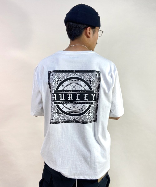 Hurley (ハーレー)の「【ムラサキスポーツ別注】Hurley/ハーレー ルーズシルエット バンダナ柄 バックプリントTシャツ MSS2200048(Tシャツ/カットソー・メンズ・ブラック/グレー/ホワイト・L/M/S)」の14枚目の写真