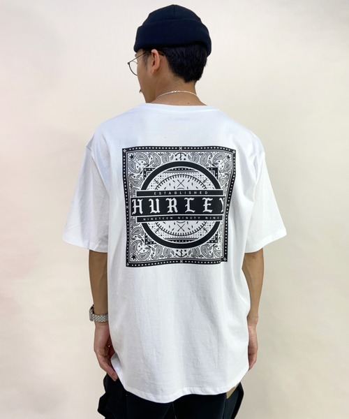 Hurley (ハーレー)の「【ムラサキスポーツ別注】Hurley/ハーレー ルーズシルエット バンダナ柄 バックプリントTシャツ MSS2200048(Tシャツ/カットソー・メンズ・ブラック/グレー/ホワイト・L/M/S)」の15枚目の写真