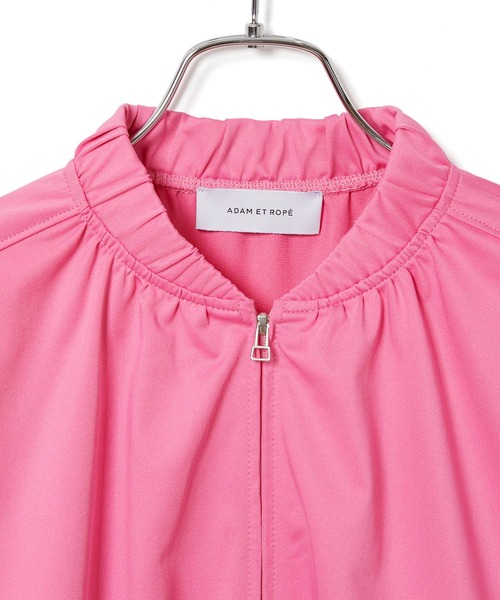 ADAM ET ROPE'（アダムエロペ）の「ドロストスリーブカーディガン（カーディガン/ボレロ・レディース・ホワイト/ブラック/ピンク/ライトグリーン・FREE）」の18枚目の写真