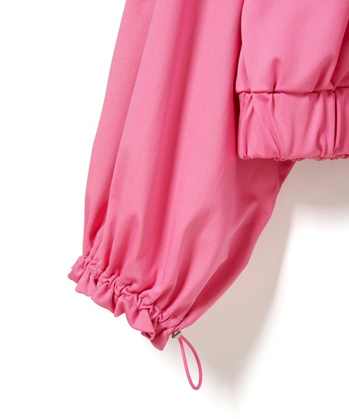 ADAM ET ROPE'（アダムエロペ）の「ドロストスリーブカーディガン（カーディガン/ボレロ・レディース・ホワイト/ブラック/ピンク/ライトグリーン・FREE）」の21枚目の写真