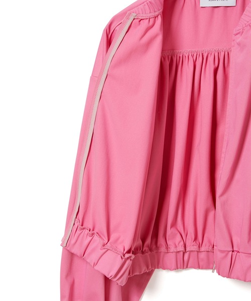 ADAM ET ROPE'（アダムエロペ）の「ドロストスリーブカーディガン（カーディガン/ボレロ・レディース・ホワイト/ブラック/ピンク/ライトグリーン・FREE）」の12枚目の写真