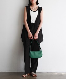 feepur | Vネックジレ&ワイドベルトパンツ/セットアップ(セットアップ)