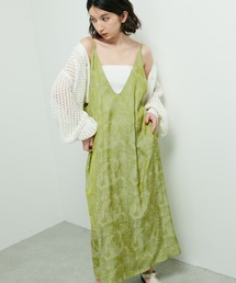Lui's | リーフジャガードキャミワンピース(ワンピース)