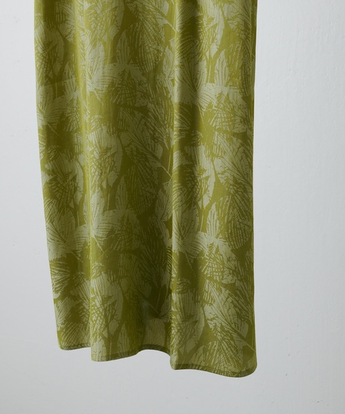 Lui's（ルイス）の「リーフジャガードキャミワンピース（ワンピース・レディース・ブルー/グリーン・FREE）」の3枚目の写真