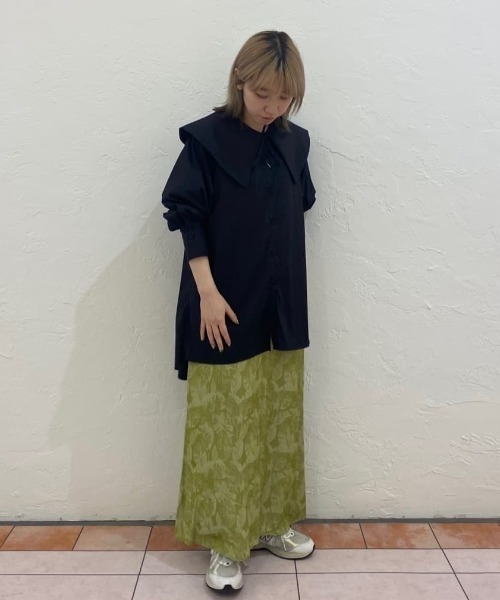 Lui's（ルイス）の「リーフジャガードキャミワンピース（ワンピース・レディース・ブルー/グリーン・FREE）」の19枚目の写真