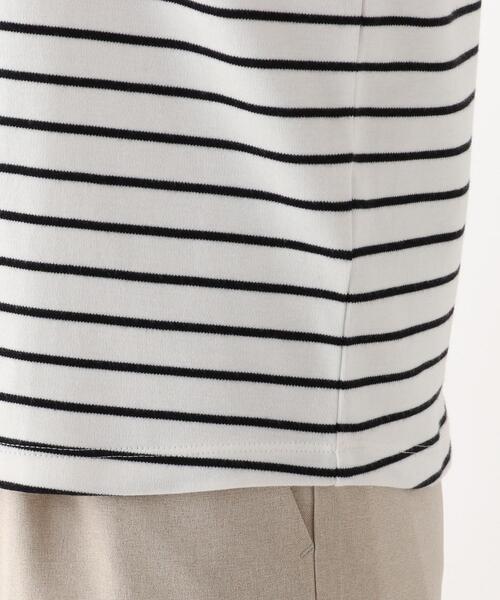 index(インデックス)の「◆SUPIMAコットンスムースタックスリーブトップス【WEB限定カラー・サイズ】(Tシャツ/カットソー・レディース・ライトグレー/パープル/ネイビー/ガンメタ/ホワイト系その他3/ライトオレンジ系・40/38/42/36)」の13枚目の写真