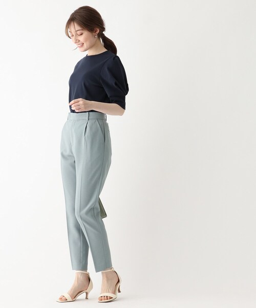 index(インデックス)の「◆SUPIMAコットンスムースタックスリーブトップス【WEB限定カラー・サイズ】(Tシャツ/カットソー・レディース・ライトグレー/パープル/ネイビー/ガンメタ/ホワイト系その他3/ライトオレンジ系・40/38/42/36)」の22枚目の写真